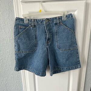 Blue Denim Shorts